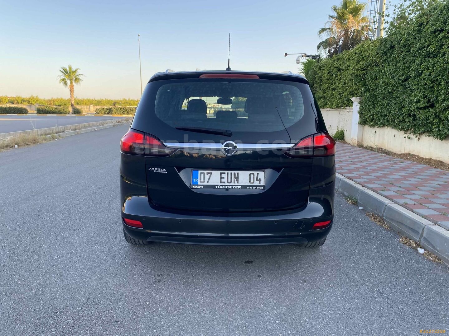 Sahibinden Opel Zafira 1.4 T Prestij 2012 Model Antalya 269.000 km Siyah 4