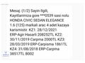 ANKA OTOMOTİV' DEN 2018 HONDA CİVİC ELEGANCE