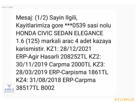 ANKA OTOMOTİV' DEN 2018 HONDA CİVİC ELEGANCE