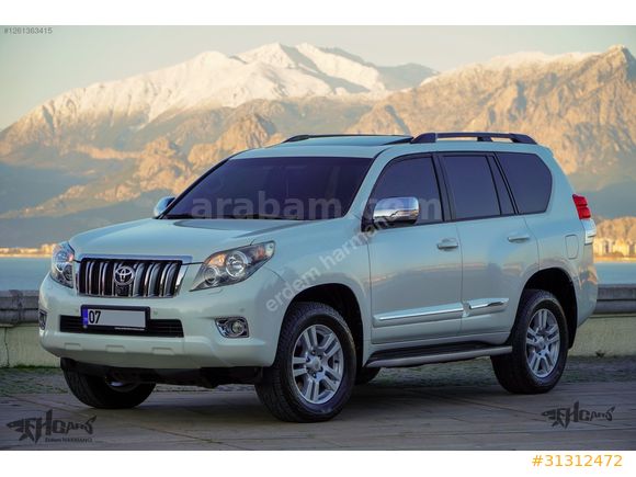 ERDEM'den 2010 Toyota Land Cruiser 30d Prado Beyaz - Bej TamFull