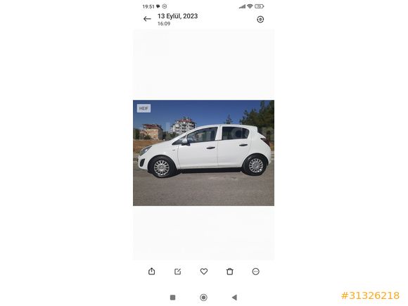 Sahibinden Opel Corsa 1.3 CDTI Essentia 2013 Model 