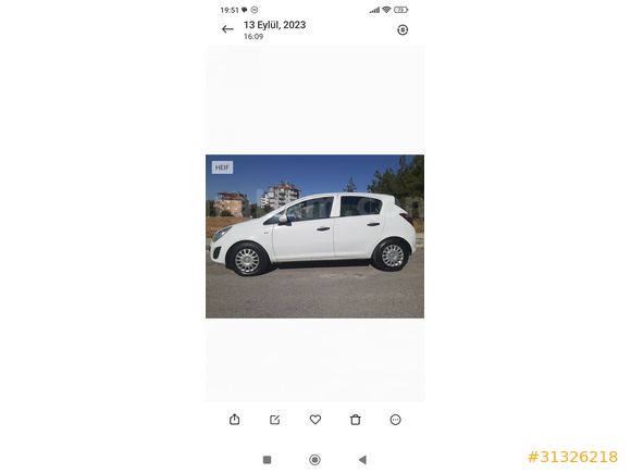 Sahibinden Opel Corsa 1.3 CDTI Essentia 2013 Model 