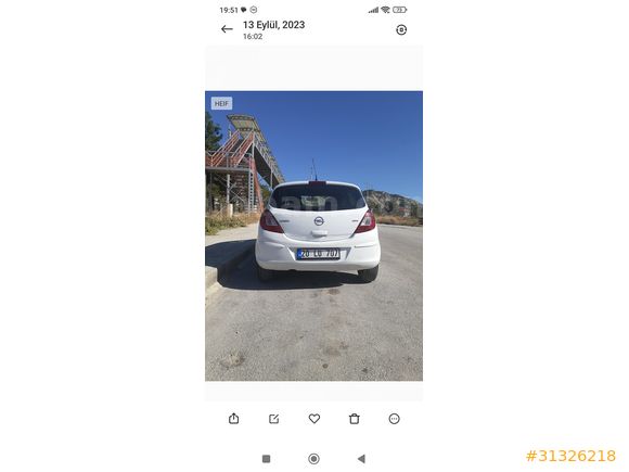 Sahibinden Opel Corsa 1.3 CDTI Essentia 2013 Model 