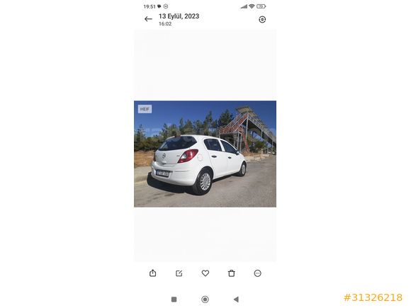 Sahibinden Opel Corsa 1.3 CDTI Essentia 2013 Model 