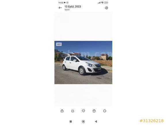 Sahibinden Opel Corsa 1.3 CDTI Essentia 2013 Model 