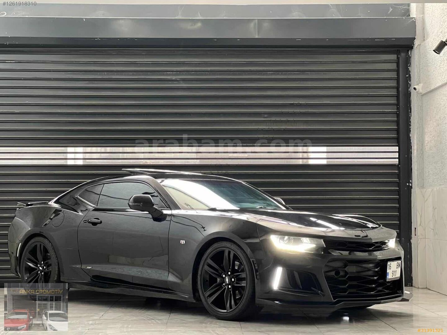 Galeriden Chevrolet Camaro 2.0 2018 Model Bursa 153.000 km Siyah 4