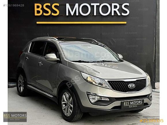 -BSS MOTORS-2015 KİA SPORTAGE 125 BİN KM CAM TAVAN TAM OTOMATİK