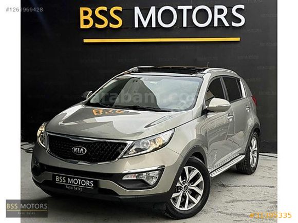 -BSS MOTORS-2015 KİA SPORTAGE 125 BİN KM CAM TAVAN TAM OTOMATİK