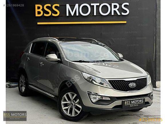 -BSS MOTORS-2015 KİA SPORTAGE 125 BİN KM CAM TAVAN TAM OTOMATİK