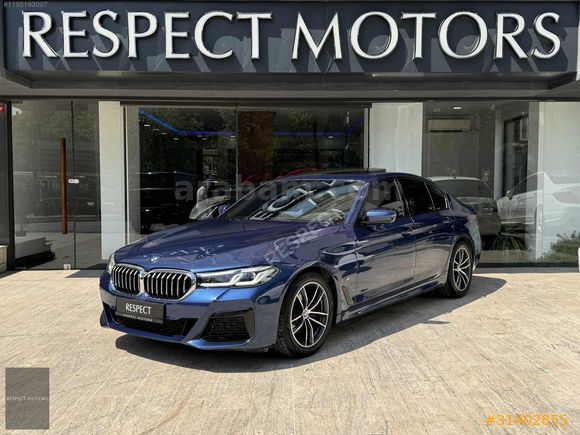 RESPECT MOTORS 2021 BMW 5.20i M SPORT KEYLESS VAKUM HARMAN PERDE