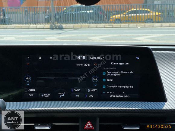 HATASIZ 2022 KIA EV6 GTLINE LONGRANGE 4x4 SOĞUTMA+MERIDIAN+OTONO