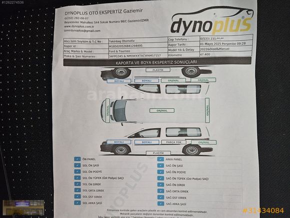 SADECE 78.000KM, 2. KULLANICIDAN, COURİER DELUXE 100 HP, %20 KDV