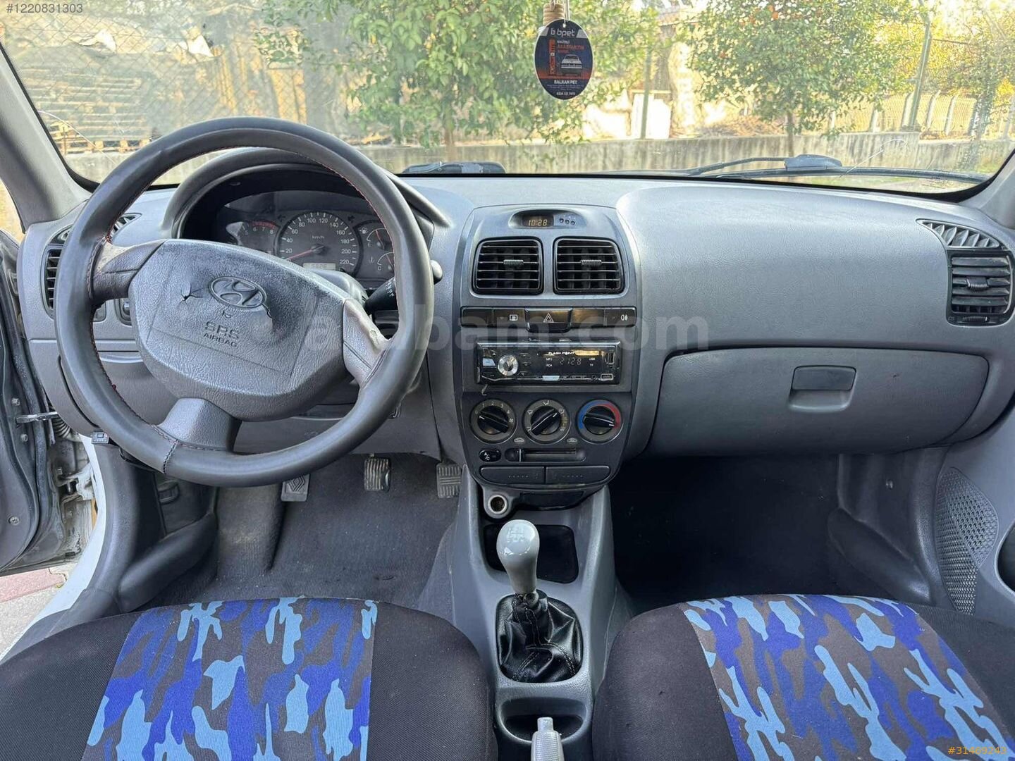 Galeriden Hyundai Accent 1.3 Admire 2005 Model Adana 365.000 km Beyaz 5
