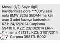 Acil İlk Sahibinden muayene 20.01.2028