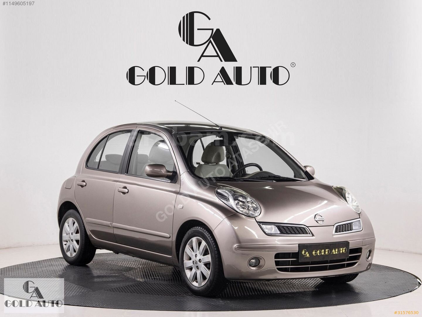 Galeriden Nissan Micra 1.2 Tekna 2008 Model İstanbul 90.000 km Kahverengi 1