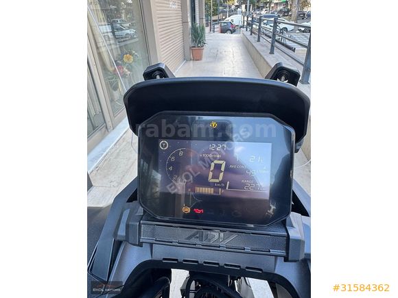 ' EKOL MOTORS'/2024 MAT SİYAH HONDA ADV 350 AKILLI ÇANTA KYLS G0