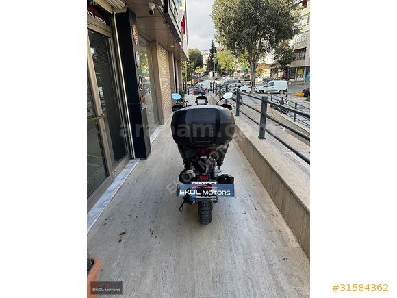 ' EKOL MOTORS'/2024 MAT SİYAH HONDA ADV 350 AKILLI ÇANTA KYLS G0