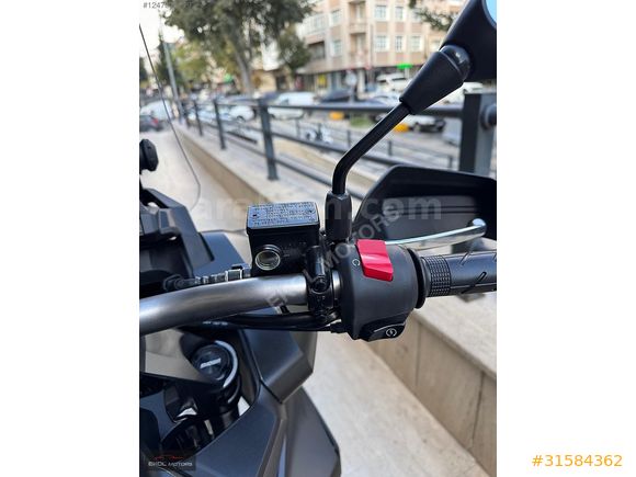 ' EKOL MOTORS'/2024 MAT SİYAH HONDA ADV 350 AKILLI ÇANTA KYLS G0