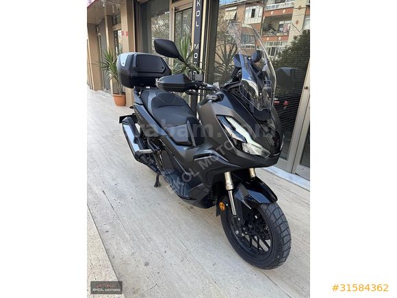 ' EKOL MOTORS'/2024 MAT SİYAH HONDA ADV 350 AKILLI ÇANTA KYLS G0