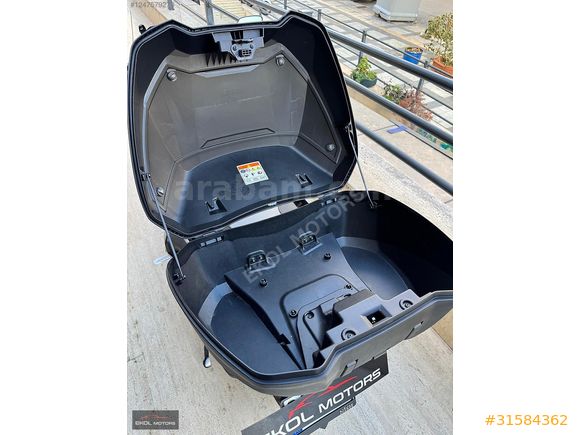 ' EKOL MOTORS'/2024 MAT SİYAH HONDA ADV 350 AKILLI ÇANTA KYLS G0