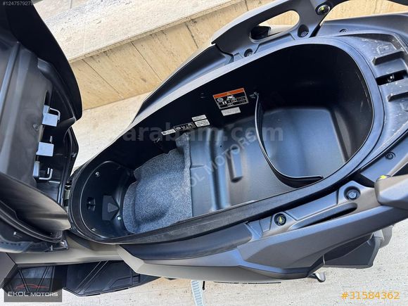 ' EKOL MOTORS'/2024 MAT SİYAH HONDA ADV 350 AKILLI ÇANTA KYLS G0