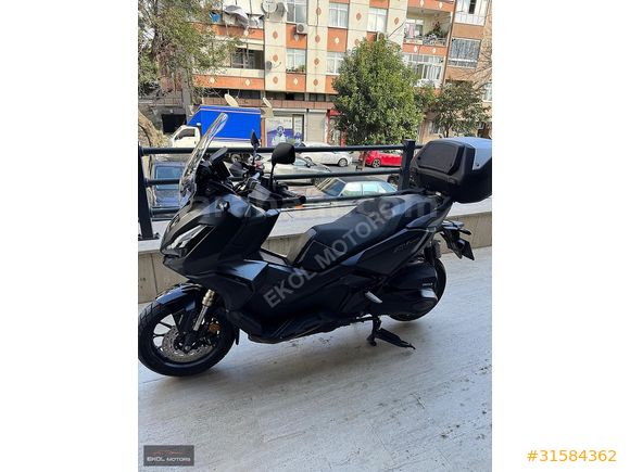 ' EKOL MOTORS'/2024 MAT SİYAH HONDA ADV 350 AKILLI ÇANTA KYLS G0