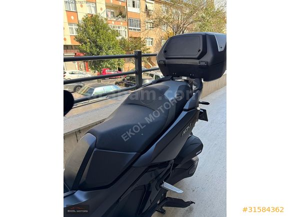 ' EKOL MOTORS'/2024 MAT SİYAH HONDA ADV 350 AKILLI ÇANTA KYLS G0