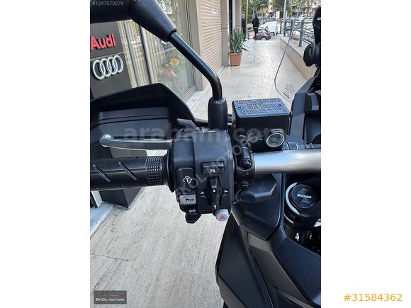 ' EKOL MOTORS'/2024 MAT SİYAH HONDA ADV 350 AKILLI ÇANTA KYLS G0
