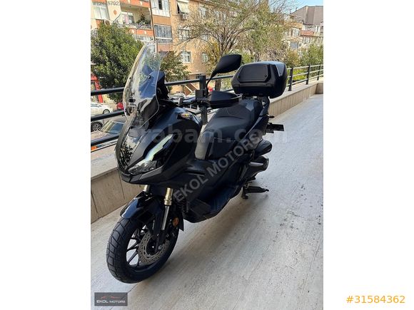 ' EKOL MOTORS'/2024 MAT SİYAH HONDA ADV 350 AKILLI ÇANTA KYLS G0