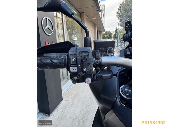 ' EKOL MOTORS'/2024 MAT SİYAH HONDA ADV 350 AKILLI ÇANTA KYLS G0