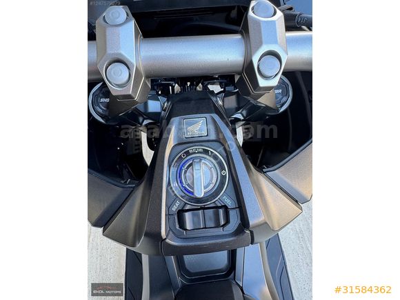 ' EKOL MOTORS'/2024 MAT SİYAH HONDA ADV 350 AKILLI ÇANTA KYLS G0