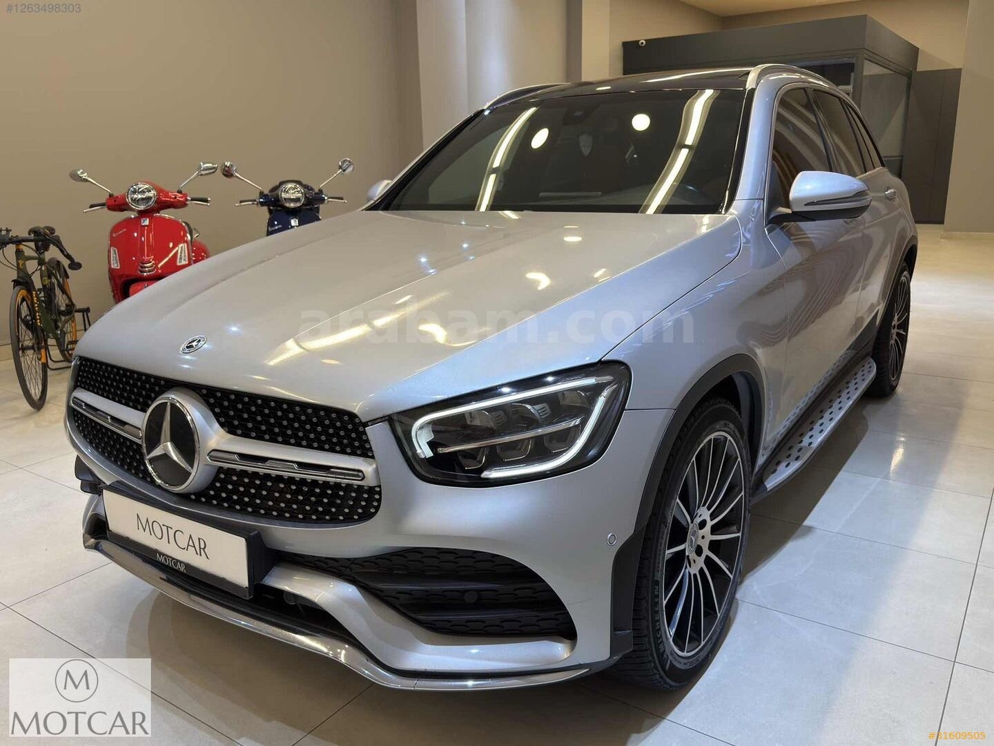 MOTCAR 2020 MERCEDES GLC 300d 4MATİC-TABA-64 RENK-BURMESTER 7