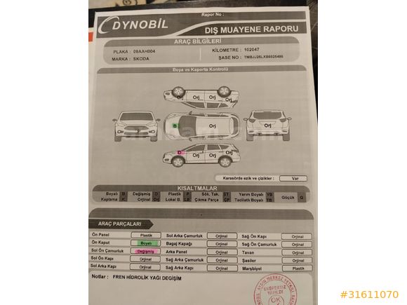 Sahibinden Skoda Yeti 1.4 TSI Active 2011 Model