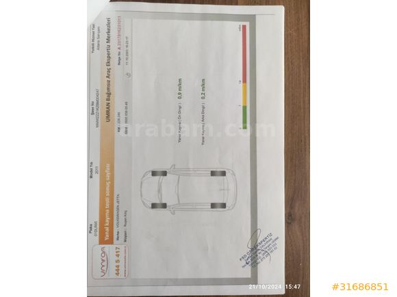 Sahibinden Volkswagen Jetta 1.6 Primeline 2011 Model