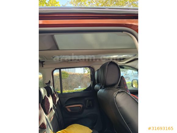 Sahibinden Peugeot Rifter 1.5 BlueHDI GT 2021 Model  81 km Turuncu