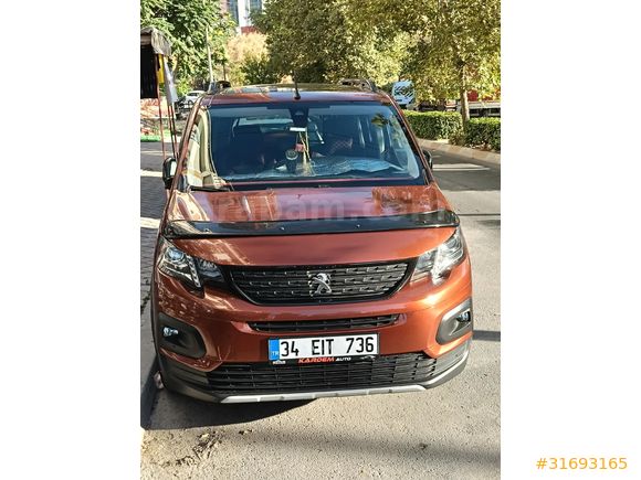 Sahibinden Peugeot Rifter 1.5 BlueHDI GT 2021 Model  81 km Turuncu