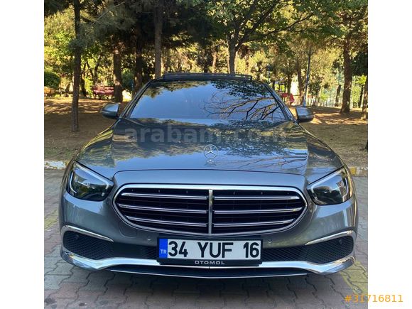 Sahibinden Mercedes - Benz E 200 d Exclusive 2023 Model boyasız tramersiz hatasız yetkili servis bakımlı ve arka eğlence multimedia paket ilaveli