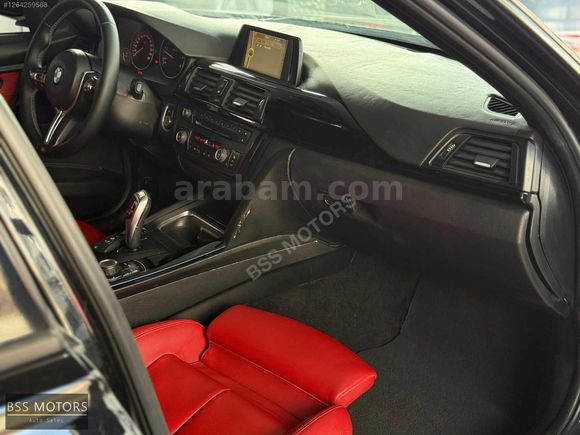 -BSS MOTORS-2013 LCİ BMW 3.20 D SİYAH İÇİ KIRMIZI M SPORT !