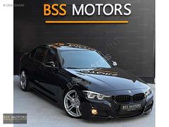-BSS MOTORS-2013 LCİ BMW 3.20 D SİYAH İÇİ KIRMIZI M SPORT !