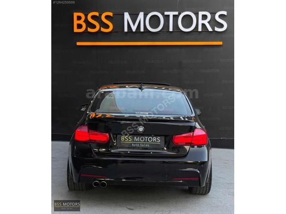 -BSS MOTORS-2013 LCİ BMW 3.20 D SİYAH İÇİ KIRMIZI M SPORT !
