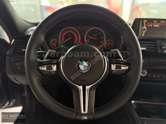 -BSS MOTORS-2013 LCİ BMW 3.20 D SİYAH İÇİ KIRMIZI M SPORT !