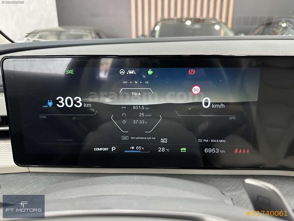 FT MOTORS'2024 TORRES EVX 100%100 ELEKTRİK Lİ 207hp+HATASIZ+