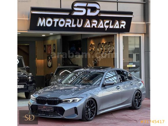 -SD-2024 BMW 3.20İ MSPORT SHADOW 19 JANT-TABA-LAZR-HEADUP-OTONOM