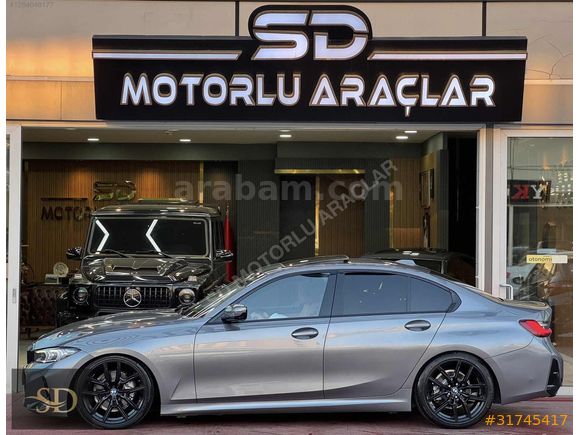 -SD-2024 BMW 3.20İ MSPORT SHADOW 19 JANT-TABA-LAZR-HEADUP-OTONOM