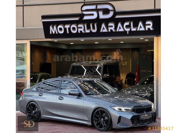 -SD-2024 BMW 3.20İ MSPORT SHADOW 19 JANT-TABA-LAZR-HEADUP-OTONOM
