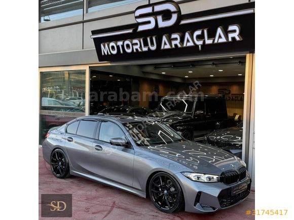 -SD-2024 BMW 3.20İ MSPORT SHADOW 19 JANT-TABA-LAZR-HEADUP-OTONOM