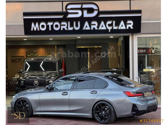 -SD-2024 BMW 3.20İ MSPORT SHADOW 19 JANT-TABA-LAZR-HEADUP-OTONOM