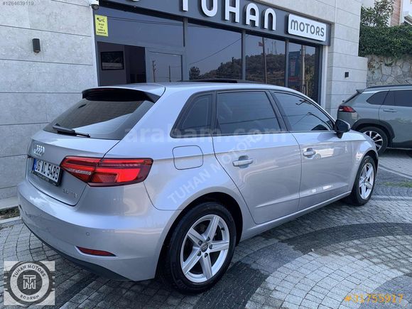 TUHAN MOTORS 2020 AUDİ A3 SPORTBACK DYNAMİC+PRESTİGE CAM TAVAN