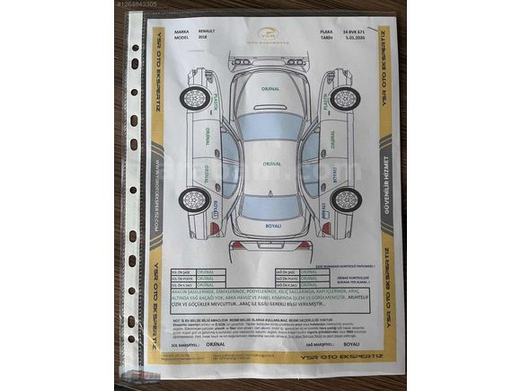 2018 MODEL RENAULT MEGANE TOUCH-PAKET OTOMATİK VİTES