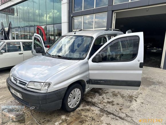 2002 CİTRÖEN BERLİNGO 1.9 D ÇİFT SÜRGÜ KLİMALI OTOMOBİL RUHSATLI